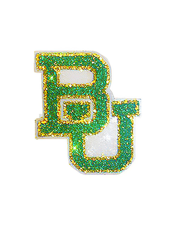 Baylor Bears BU Glitter Tattoo 4-pack