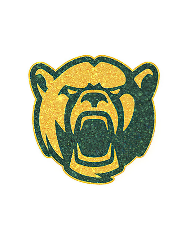 Baylor Bears Glitter Tattoo 4-pack