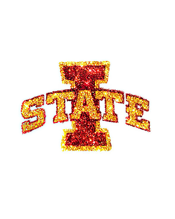 Iowa State University I-State Glitter Tattoo 4-pack