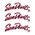 Arizona State Sun Devils Glitter Tattoo 3-pack - LaDivaSport