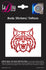 Arizona Wildcats Temporary Tattoo - Glitter Red Sticker